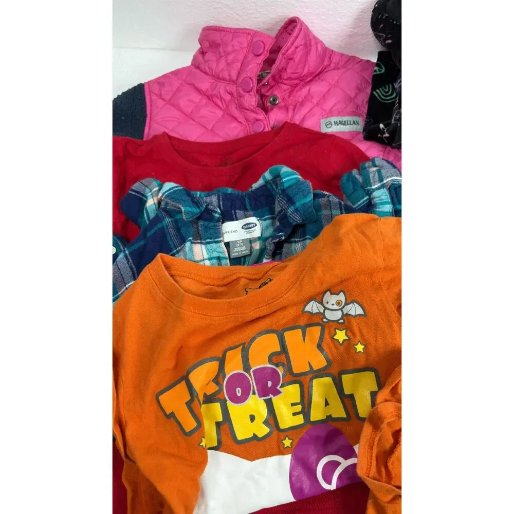 Girls 6-6X Bundle Clothes Lot 11 Pieces Halloween Magellan Coat Leggings